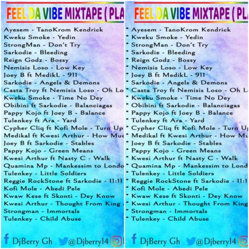 Feel Da Vibe Mixtape (Hosted By Dj Berry)