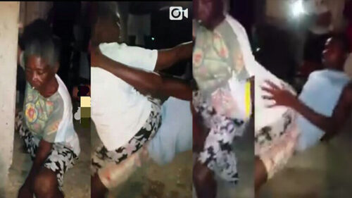 Grandma Remove Eye As She Dances With A Teenage Boy At A Party Ground - Video