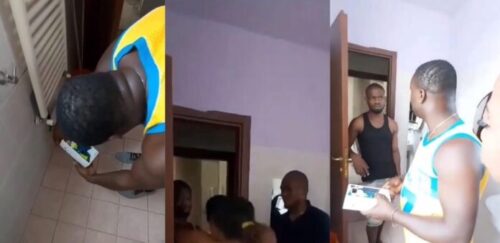 Best Friend Seen Recording Friends Wife While She Was Bathing - Video Here