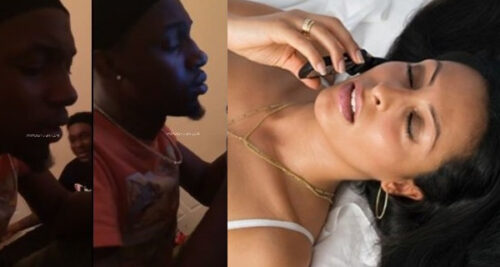 Cheat - Young Lady Answers Lover’s Call While Having A Wow Moment With Another Man (Video Here)