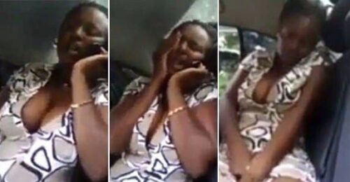 Cute Kenyan Lady Seen Ma$tarb@t!ng In An Uber (Video Here)