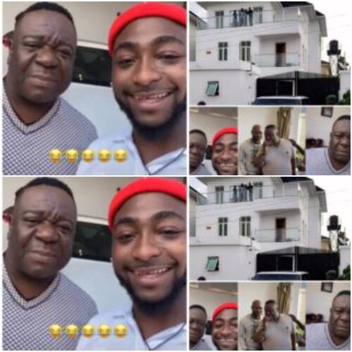 Funniest Actor Mr Ibu And Davido Hangout At OBO's Luxurious Mansion - Video