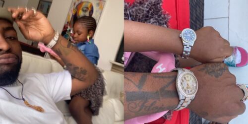 Photos Of Davido Twinning With His Baby Girl - Read More