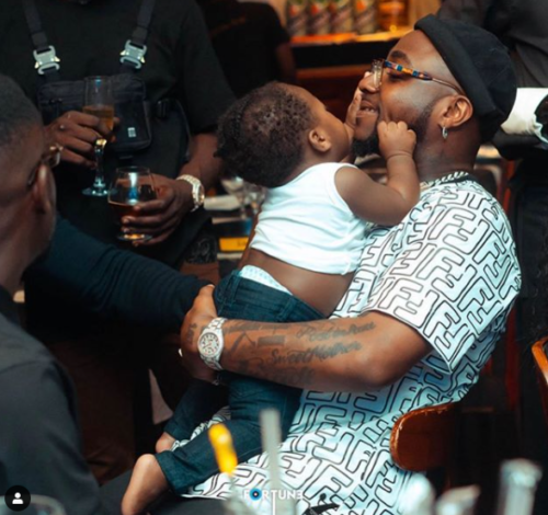 Davido - You Just Open Your Mouth Waaa, Donkey (Insults Giving To A Fan Who Asked If Ifeanyi Is A Girl After Tapping Into The Otedola’s Blessing)