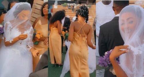 Doubts Now Cleared As Akuapem Poloo Shares Video Of Her Wedding Ceremony