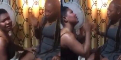 Lady Begs L3sbian Lover Not To Leave Her Or She Will Die - Watch Here