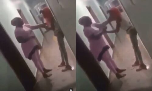 Mum Slap Daughter After Catching Her In A Hotel With A Man - Watch Here