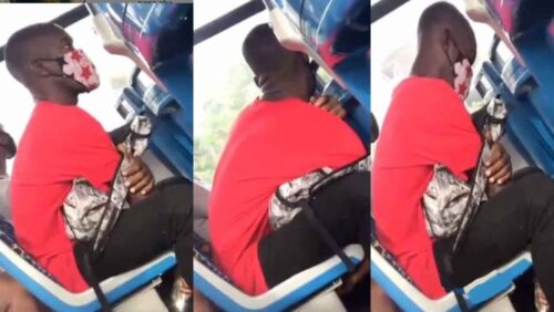 Busted - Guy Seen Privately Recording Gyal Private Property In A Moving Car - Video