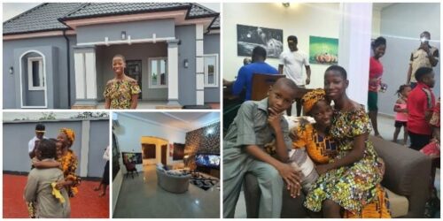 Comedian Emmanuella Who Is 10 Year Old Builds New House For Mother - Video Below