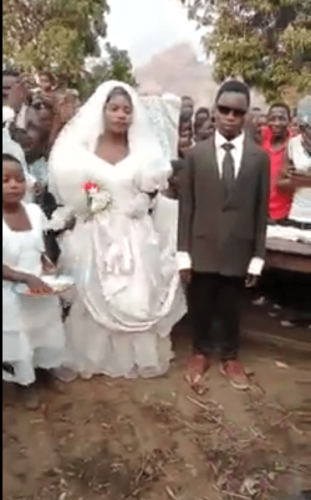 Man Dresses Like He Was @ A Funeral During His Wedding - Video Dey Trend