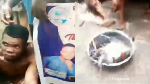 Pastor Caught With Humans bones, Female Underwears N Charms In His Church - Video