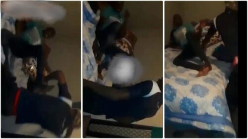 Boy Beaten To The Core After He Was Seen Red Handed In Bed With A Someone's Wife - Video