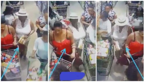 Lady Caught Pick Pocketing Fellow Woman In A Mall - Video