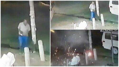 Man Vanished While Urinating Beside Electrical Pole - Video