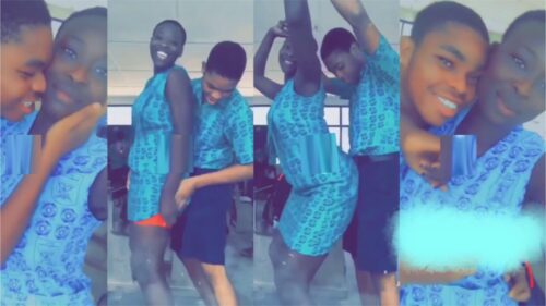Shs Boy Plays With Girlfriend's Lovely Body In Classroom - Video