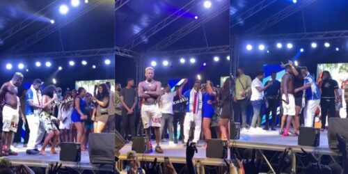 Shatta Wale N Hon Peter Amewu Performs Hard At Hon's Victory Music Concert - Video
