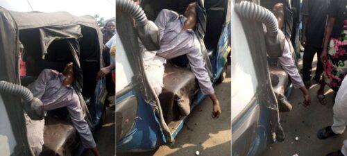 34-Year-Old Tricycle Driver Commits Suicide By Drinking Poison Publicly In Delta - Video