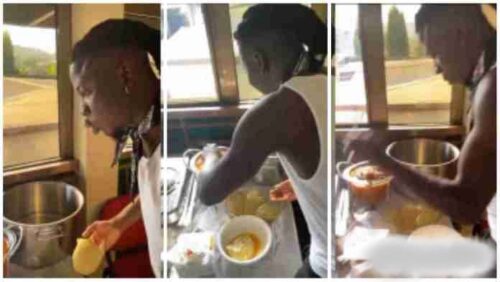 Stonebwoy Turns Into A Cook To Prepare Fufu N Soup 4 His Family - Video Will Shock U