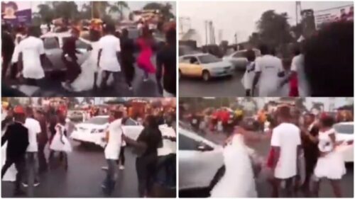 Bride Nearly Wrestle With Chief bridesmaid After Finds Out Groom Had been cheating With Her - Video