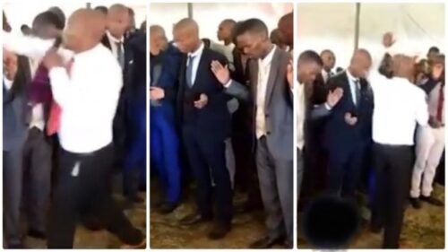 Man Of God Seen Slapping Church Members In The Name Of Deliverance - Video Below