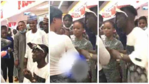 Guy Jealously Take Back Slippers N Phone From Girlfriend For Rejecting His Married Proposal - Video