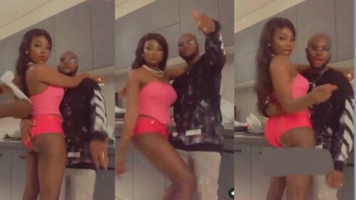King Promise Can't Resist Playing With Efya's Nyansh During A Dance Battle - Video