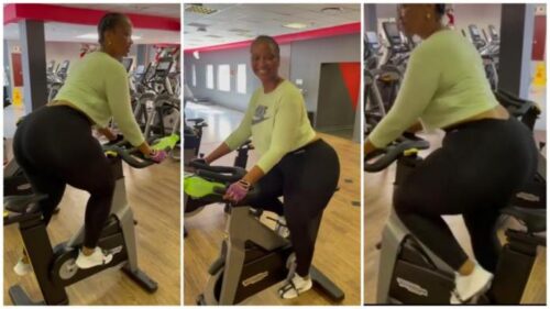Lady With Big Sweet Backside Charm Men When She Arrived At The Gym To Train - Video
