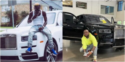 Shatta Wale Goes Hard On Davido Over New Car - I don't use my dad's money for hype (Watch)