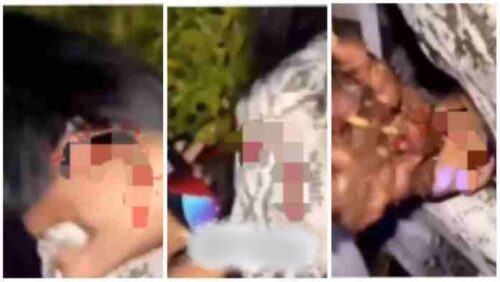 Slay Mama Caught Red Handed With Stolen Kebab At A Party - Video Below