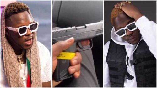 AMG Medikal Arrested 4 Brandishing A Gun On Social Media - Watch