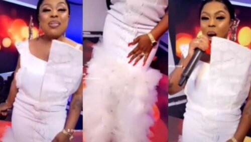 Fans Reacted After Afia Schwarzenegger Backside Disappears As She Wears An Expensive Gown - Watch