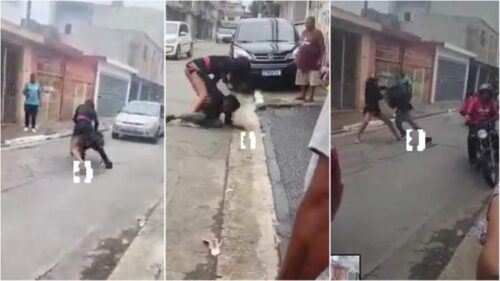 Girl Kick And Beat Man Who Refused To Pay Her After Enjoying Her In Public - Video Trends