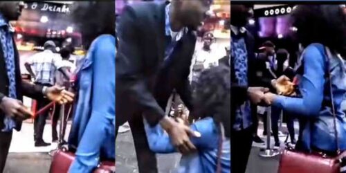 Woman Slaps Boyfriend For Rejecting Her Proposal In Public After Dating For 6 Years - Video