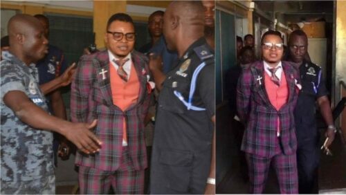 Bishop Obinim Arrested And Fined GH₵1200 For Fixing Siren On His ‘V8’ - Watch