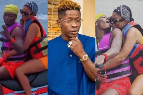 Shatta Wale drops Epic Beautiful Images Of Girlfriend Elfreda To Wish Her Happy Val’s Day - Watch